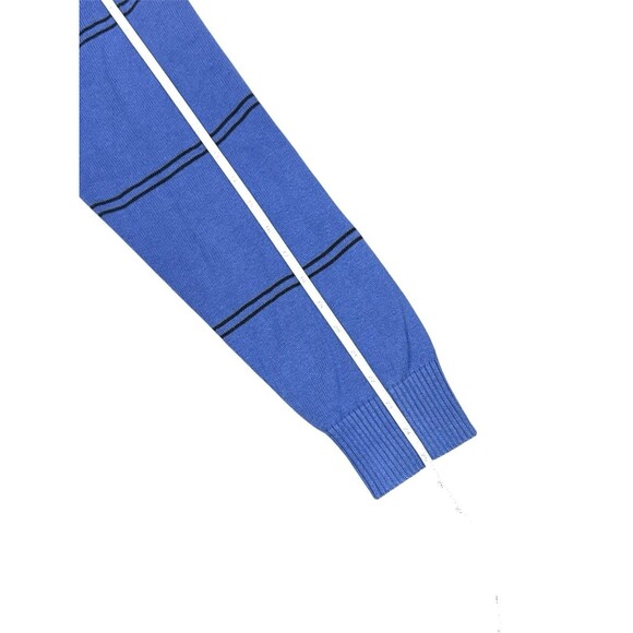 Vintage Crest By Tommy Hilfiger Blue  Stripe Crewneck Sweater With Logo Y2K - Picture 4 of 8